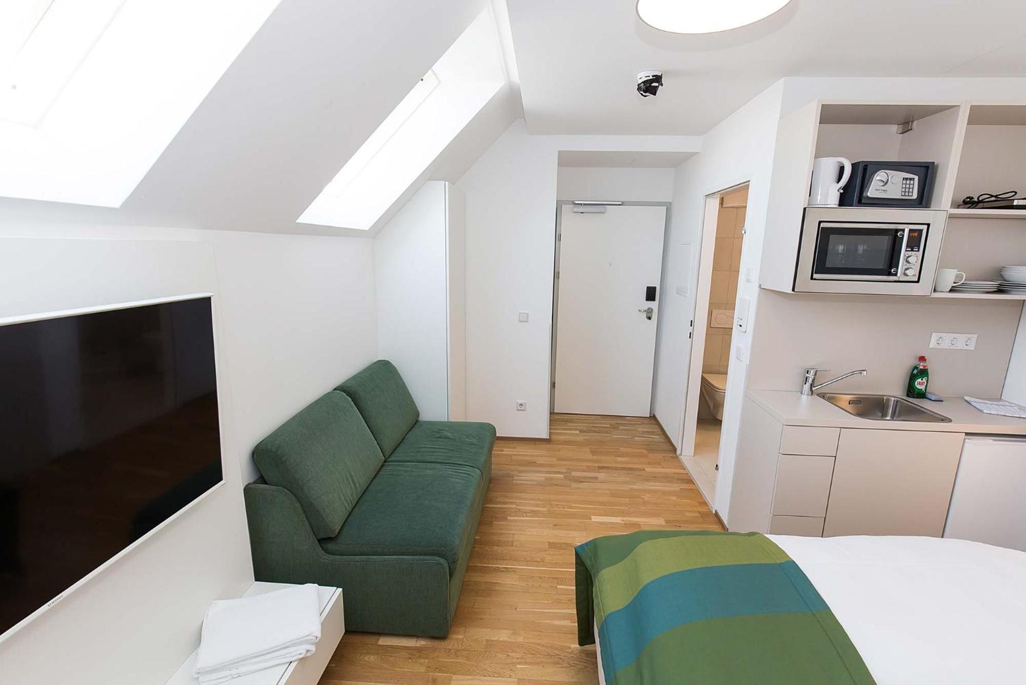 Smart Apart Living - Wien Hauptbahnhof - Self Check-In Oda fotoğraf